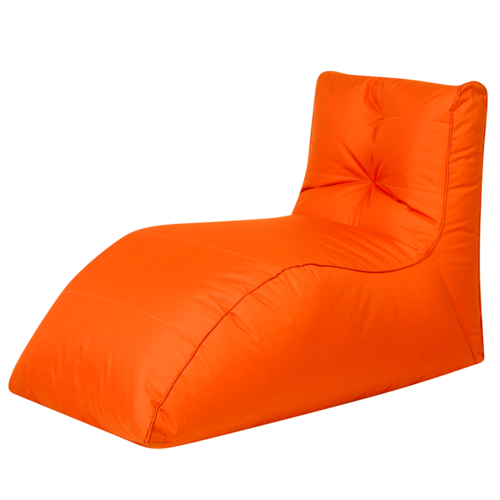 фото Бескаркасный модульный диван dreambag шезлонг one size, оксфорд, оранжевый