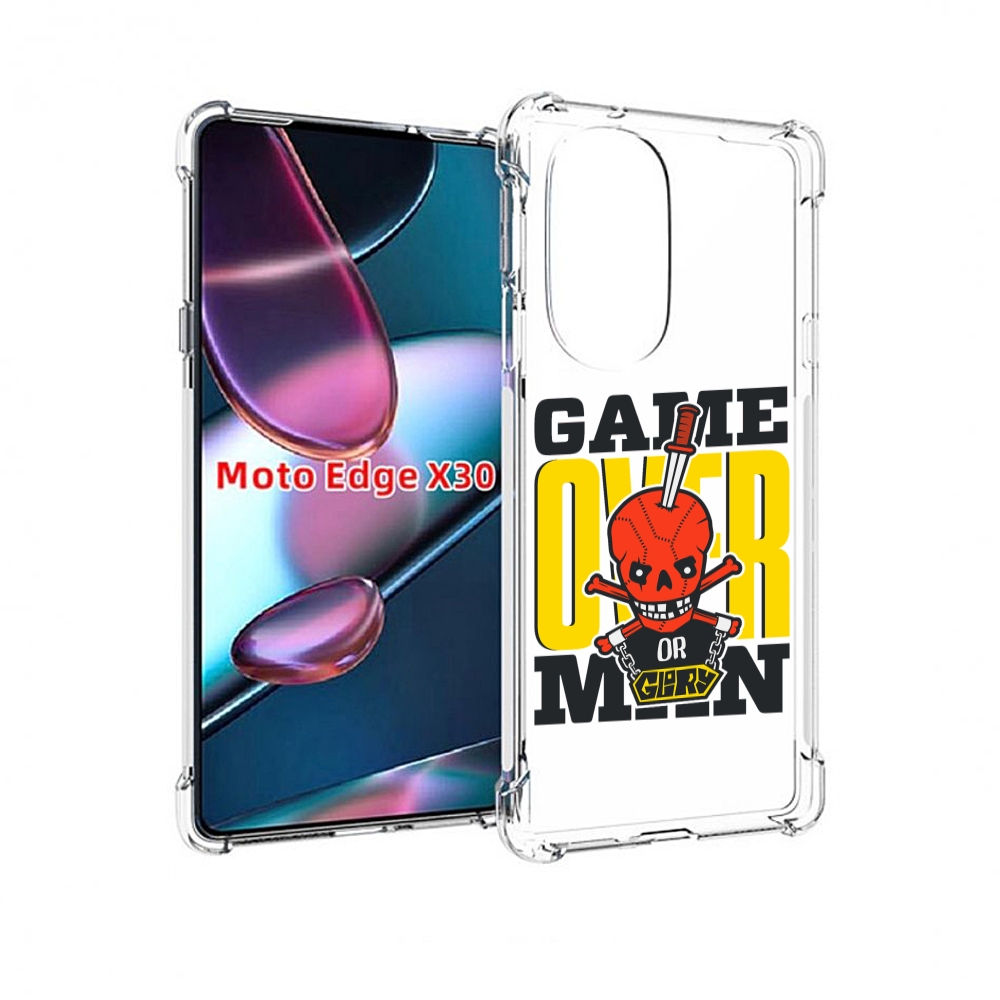 

Чехол MyPads игра-окончена-парень для Motorola Moto Edge X30, Прозрачный, Tocco