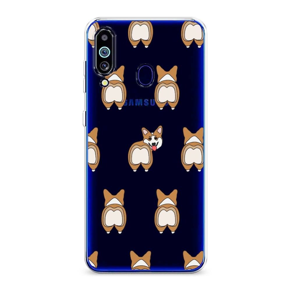 

Чехол Awog на Samsung Galaxy M40/A60 "Милый корги фон", Разноцветный, 28750-2