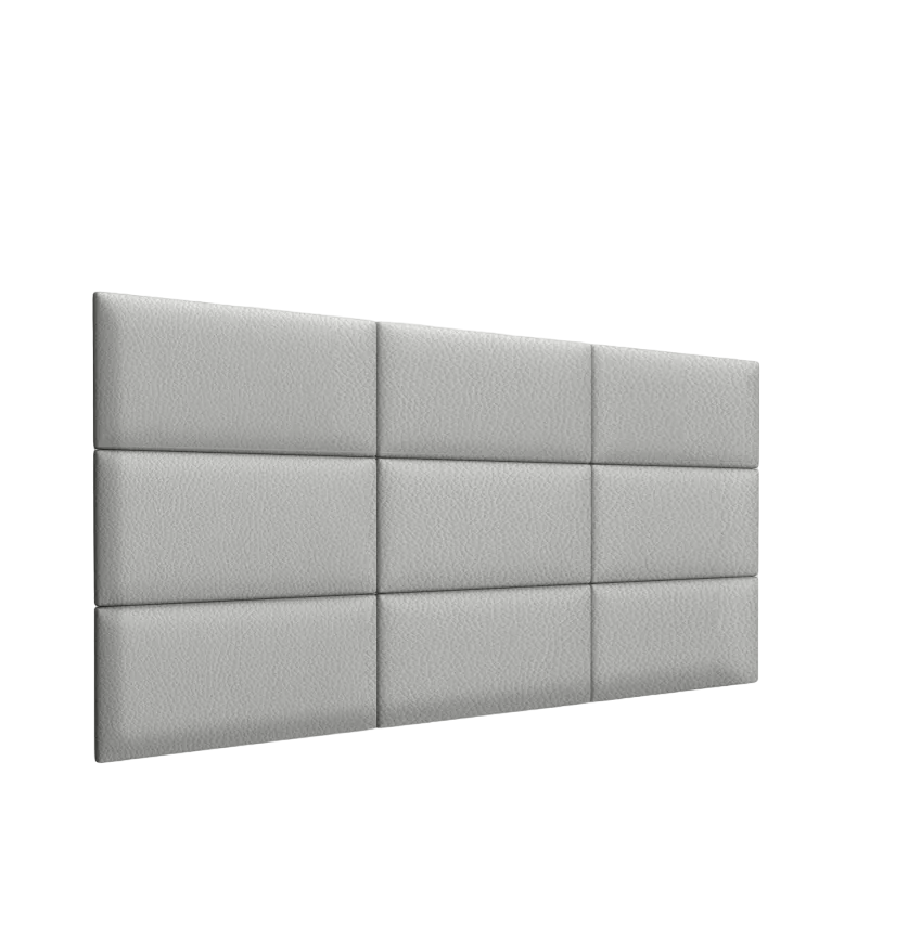 Стеновая панель Eco Leather Grey 30х50 см 4 шт.