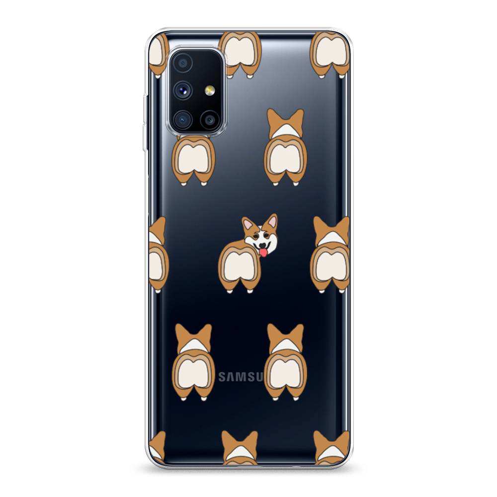 

Чехол Awog на Samsung Galaxy M51 / Самсунг M51 "Милый корги фон", Разноцветный, 2101550-2