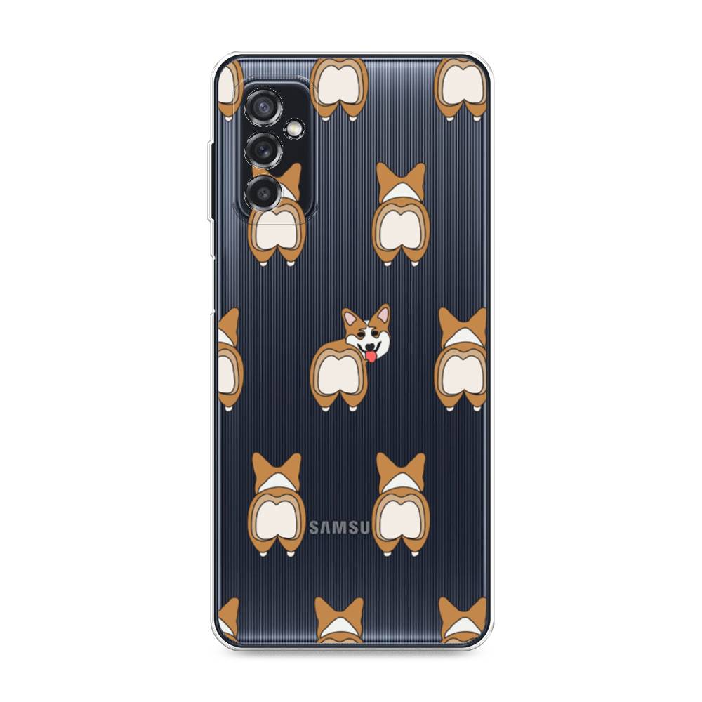 

Чехол Awog на Samsung Galaxy M52 / Самсунг M52 "Милый корги фон", Разноцветный, 2104350-2