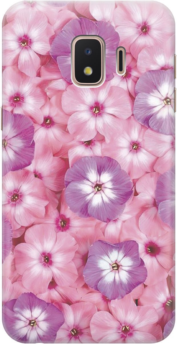 

Чехол на Samsung Galaxy J2 Core "Розовые и фиолетовые филаки", Розовый;фиолетовый, 4653