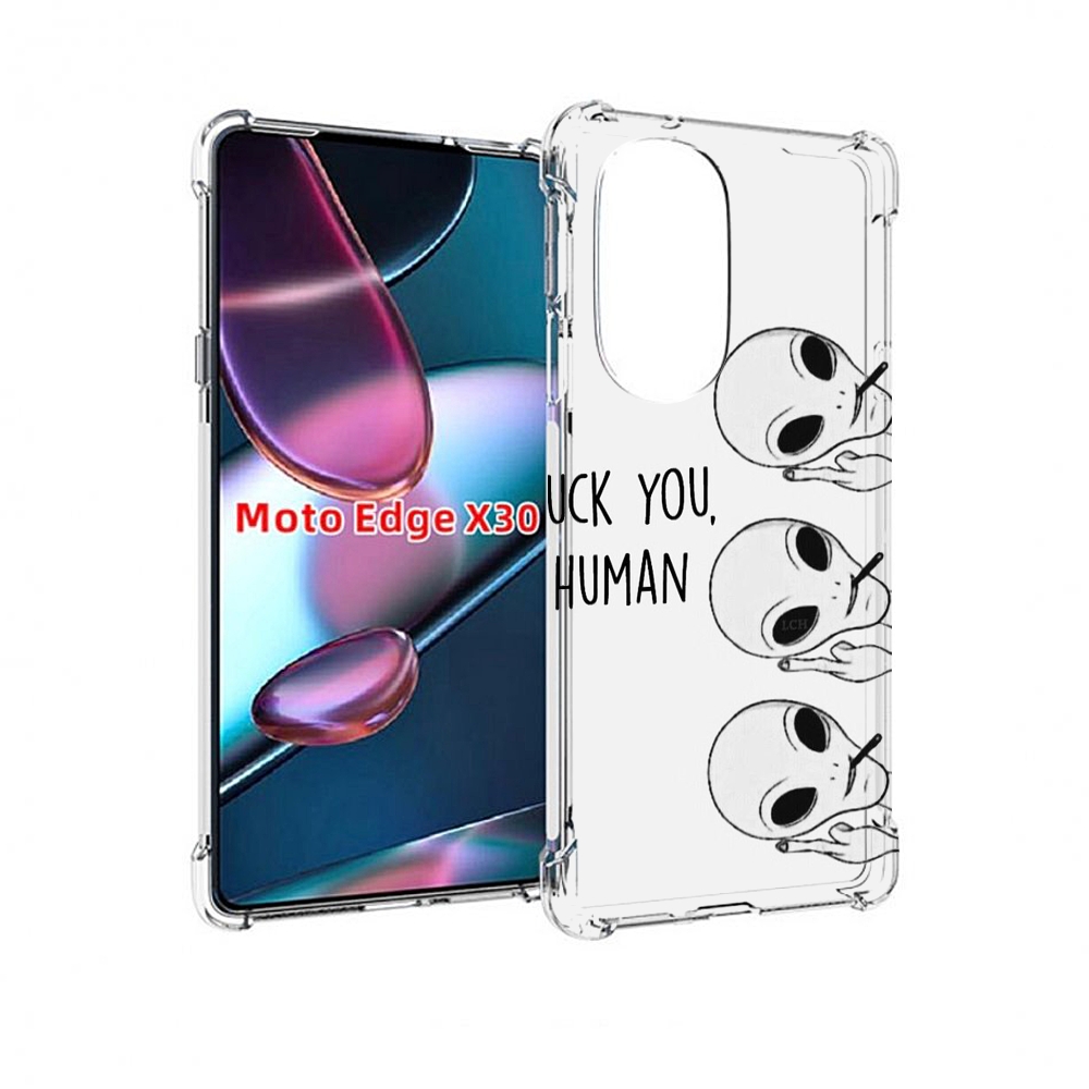 

Чехол MyPads инопланетяне для Motorola Moto Edge X30, Прозрачный, Tocco