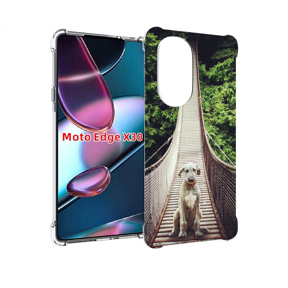 

Чехол MyPads ирландскии волкодав для Motorola Moto Edge X30, Прозрачный, Tocco