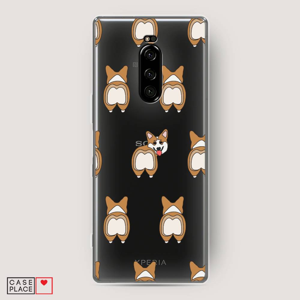 

Чехол Awog на Sony Xperia 1/XZ4 "Милый корги фон", Разноцветный, 54250-2