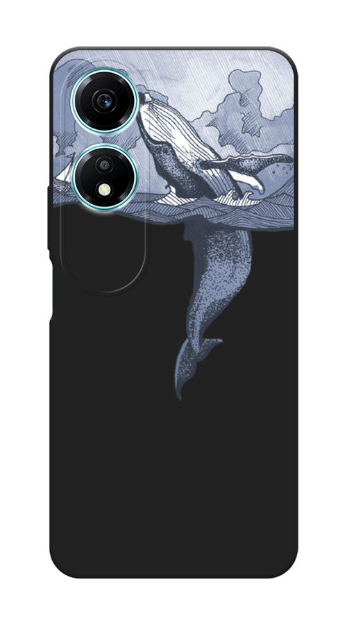 

Чехол Awog на Honor X5 Plus "Два измерения", Голубой;черный;прозрачный, 6121952-1