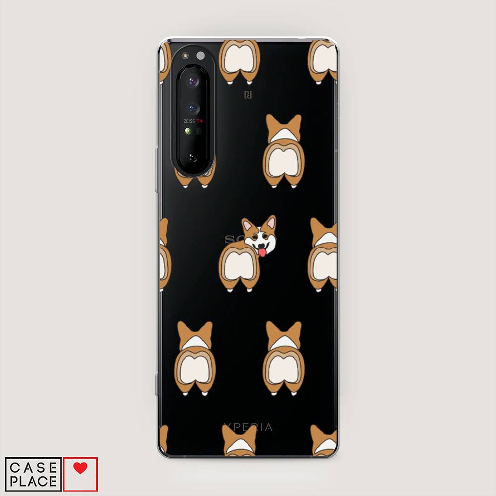 

Чехол Awog на Sony Xperia 1 II "Милый корги фон", Разноцветный, 54550-2