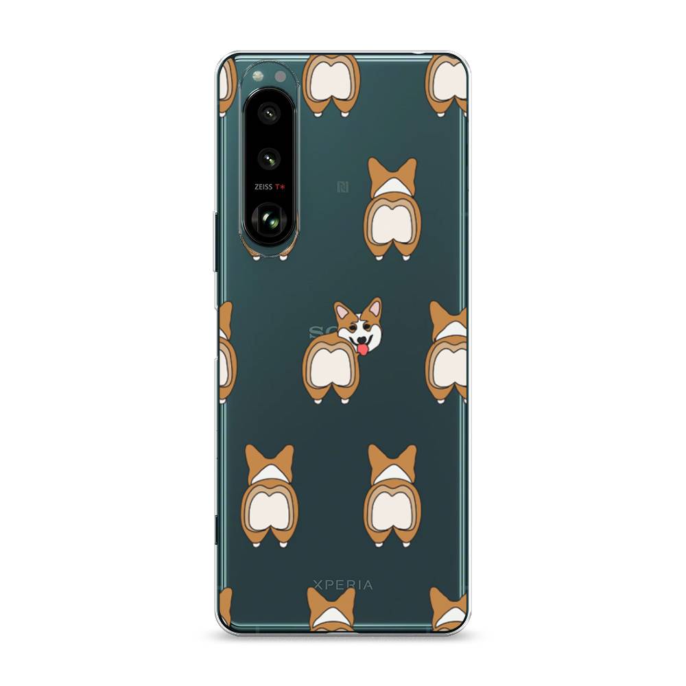 

Чехол Awog на Sony Xperia 1 III "Милый корги фон", Разноцветный, 54850-2