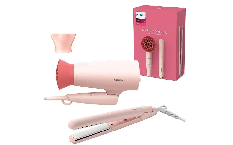 Фен Philips BHP398/00 1600 Вт розовый