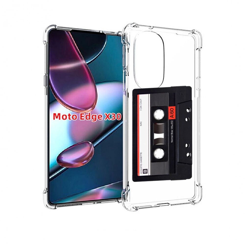 

Чехол MyPads касета для Motorola Moto Edge X30, Прозрачный, Tocco