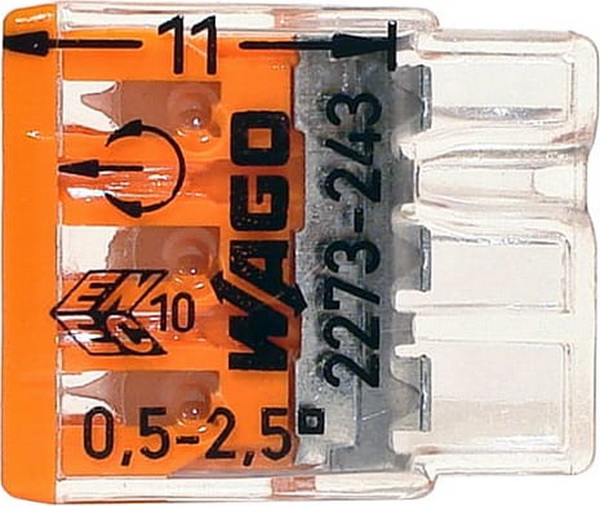 

Клемма 3-х проводная 3х(0.5-2.5мм) СМК 2273-243, 2273_оранжевый
