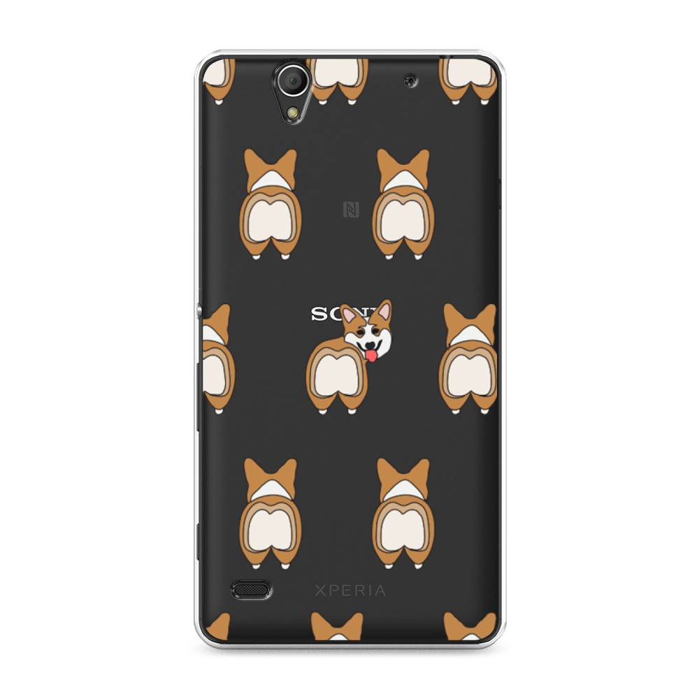 

Чехол Awog на Sony Xperia C4 "Милый корги фон", Разноцветный, 52650-2