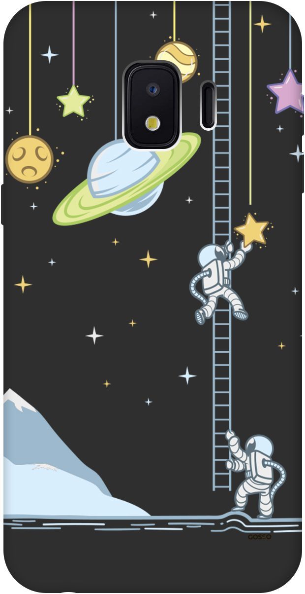 

Чехол на Samsung Galaxy J2 Core с принтом "Ladder into Space" черный, Черный;белый, 2536