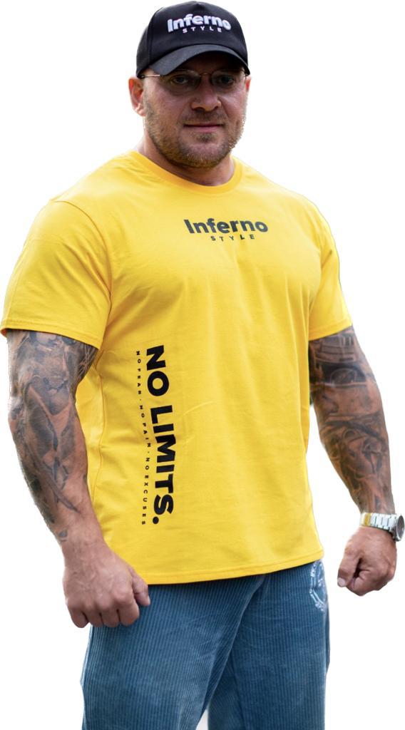 

Футболка мужская INFERNO style Ф-001-033-05 желтая 4XL, Желтый, Ф-001-033-05