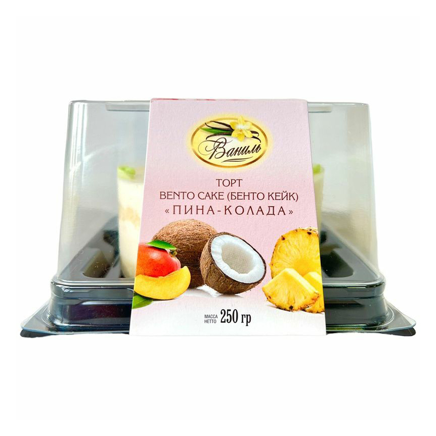 

Торт Бенто кейк Пина-колада 250 г