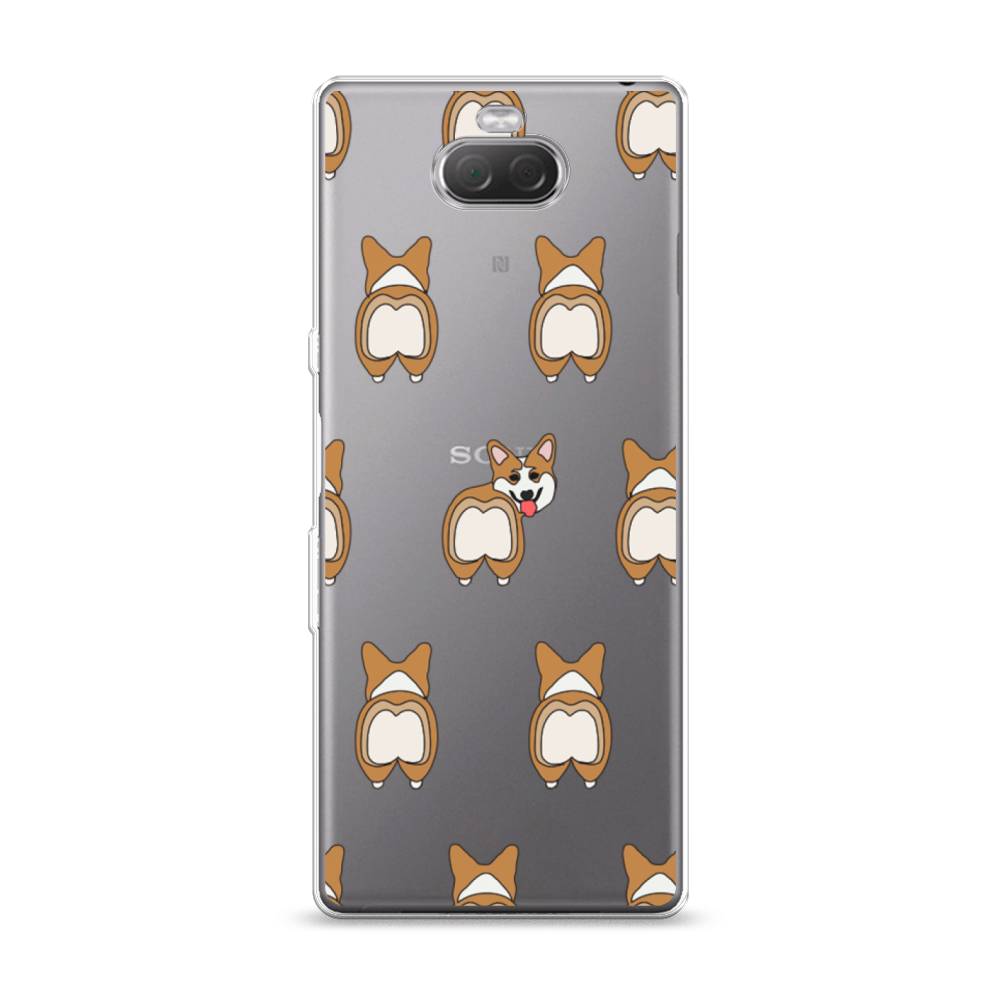 

Чехол Awog на Sony Xperia XA3/Xperia 10 "Милый корги фон", Разноцветный, 53750-2