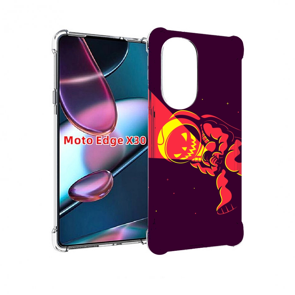 

Чехол MyPads космонавт-в-хеллуин для Motorola Moto Edge X30, Прозрачный, Tocco
