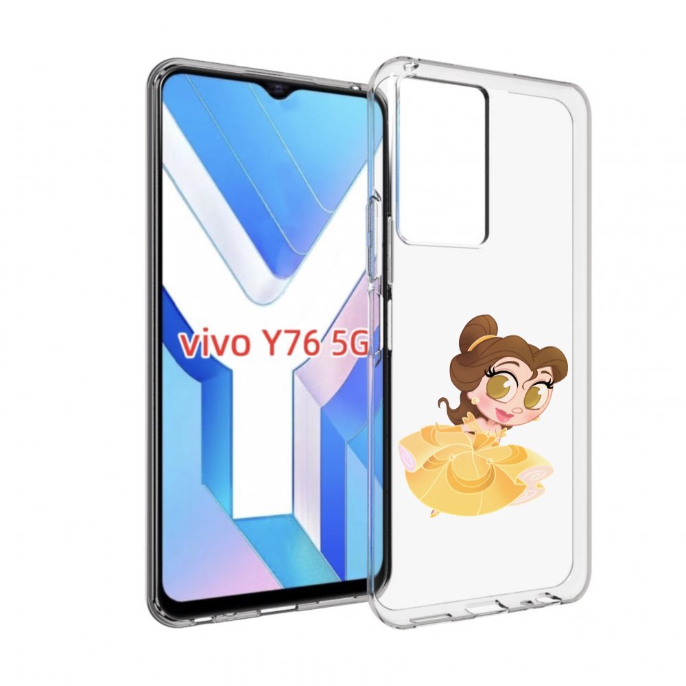 

Чехол MyPads мини-принцесса женский для Vivo Y76 5G, Прозрачный, Tocco