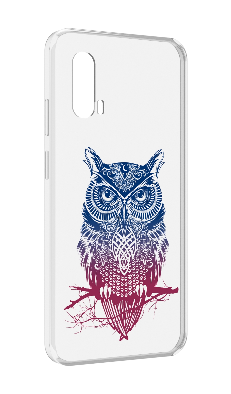 

Чехол MyPads хиппи сова для Blackview BV7100, Прозрачный, Tocco