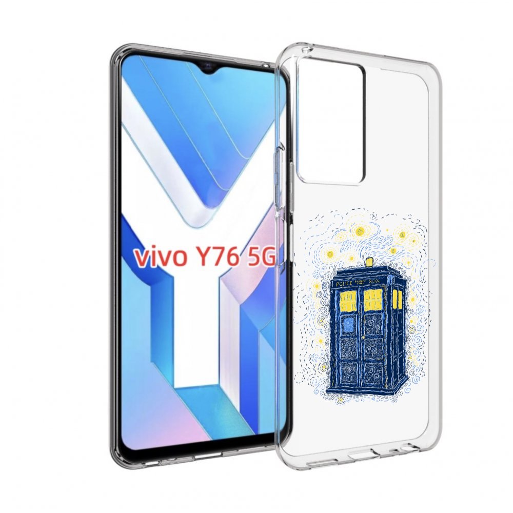 

Чехол MyPads будка рисунок для Vivo Y76 5G, Прозрачный, Tocco