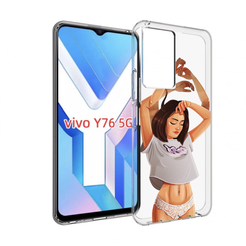 

Чехол MyPads много-рук женский для Vivo Y76 5G, Прозрачный, Tocco