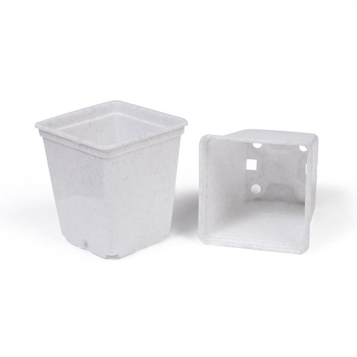 

Горшок для рассады, 250 мл, 7 × 7 × 8 см, белый