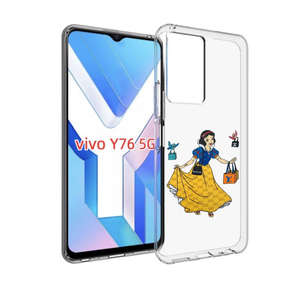 Чехол MyPads модная-принцесса женский для Vivo Y76 5G