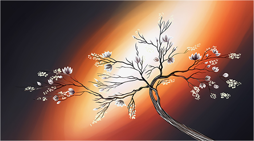 

Картина на холсте с подрамником ХитАрт Цветущая ветвь 100x56 см, 622