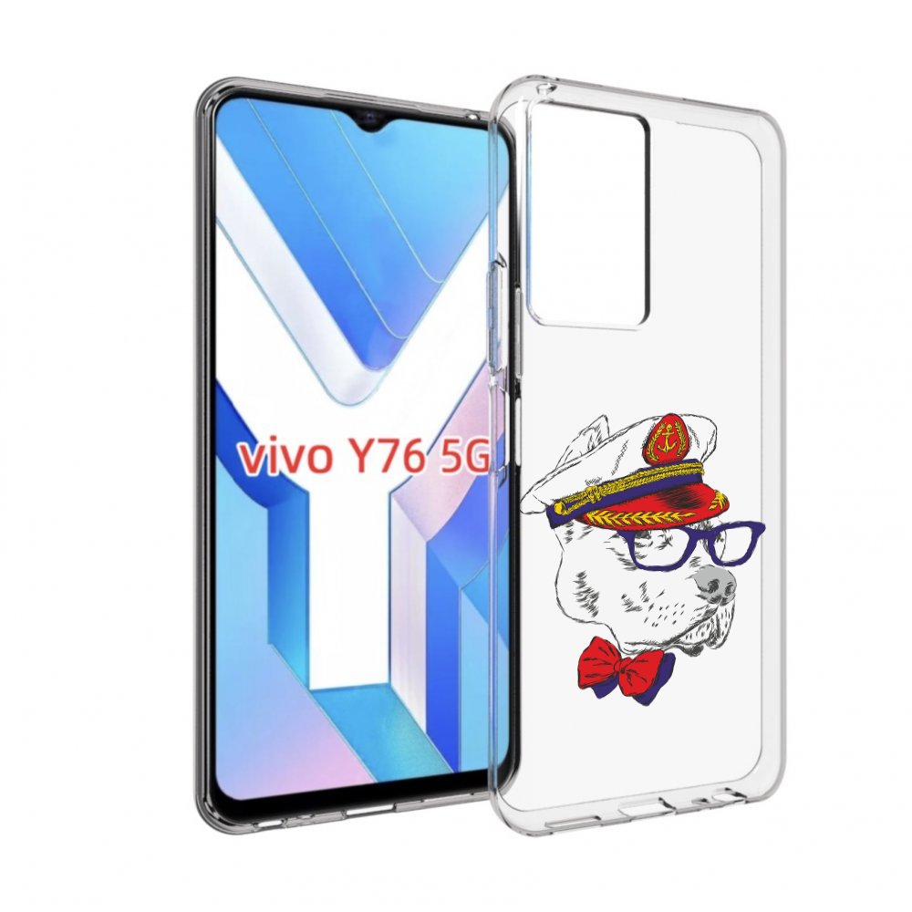 

Чехол MyPads бульдог для Vivo Y76 5G, Прозрачный, Tocco