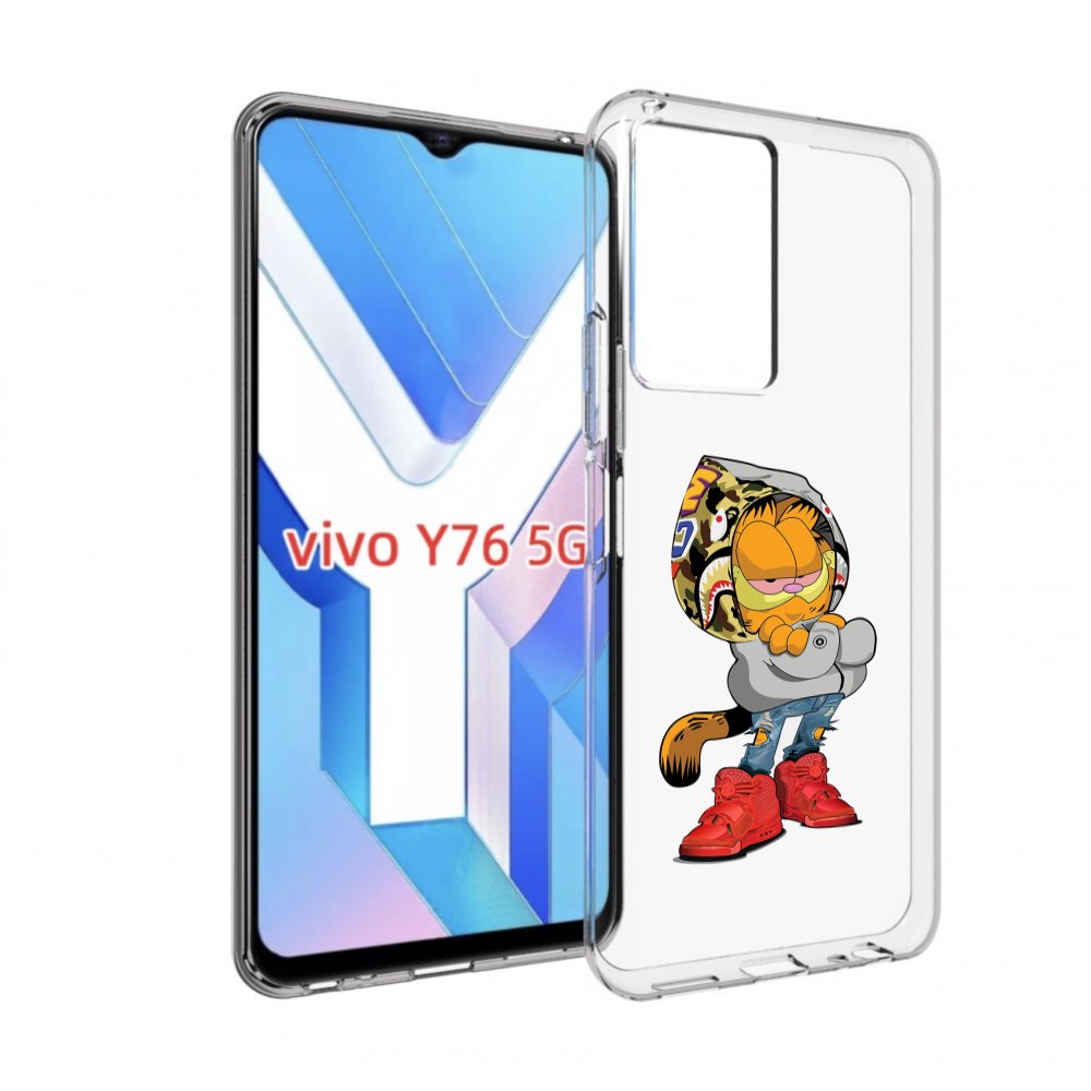 

Чехол MyPads модный-котяра детский для Vivo Y76 5G, Прозрачный, Tocco