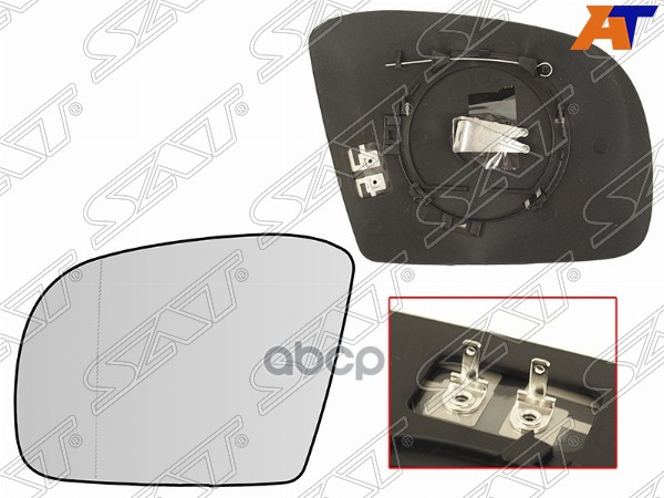 

Полотно Зеркала Mercedes Mercedes M W164 05-08 R W251 06-10 Lh Асферическо