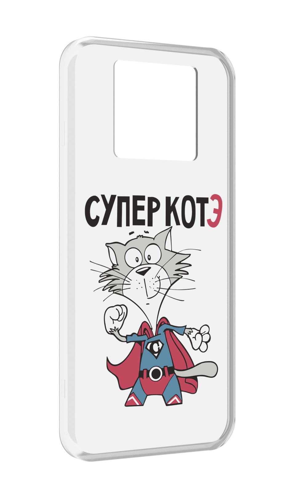 

Чехол MyPads супер-котэ для Black Shark 3 5G / Black Shark 3S, Прозрачный, Tocco