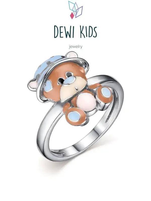 

Кольцо из серебра р., DEWI KIDS 901012094, эмаль, 901012094