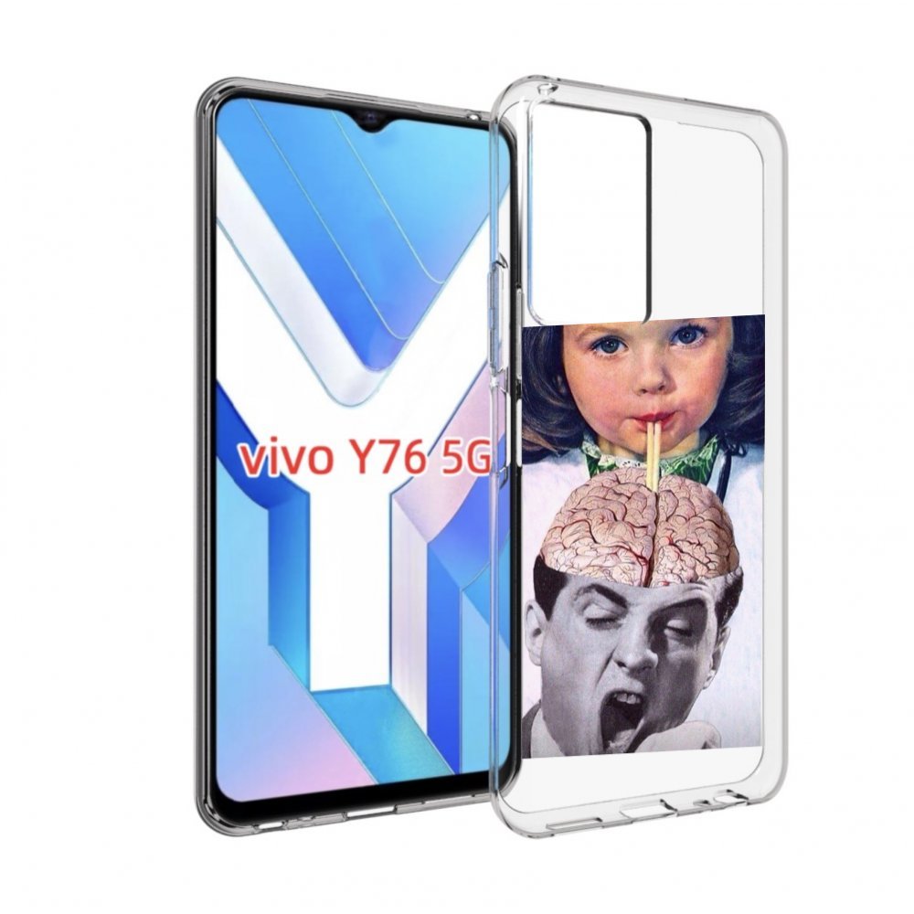 

Чехол MyPads на-здоровье для Vivo Y76 5G, Прозрачный, Tocco