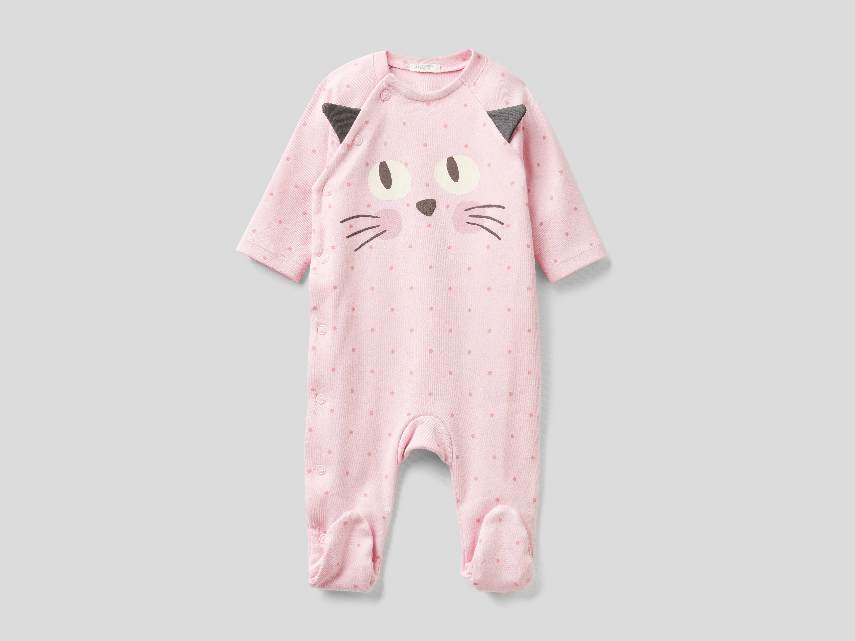 фото Комбинезон для девочек benetton цв. розовый р.62 united colors of benetton