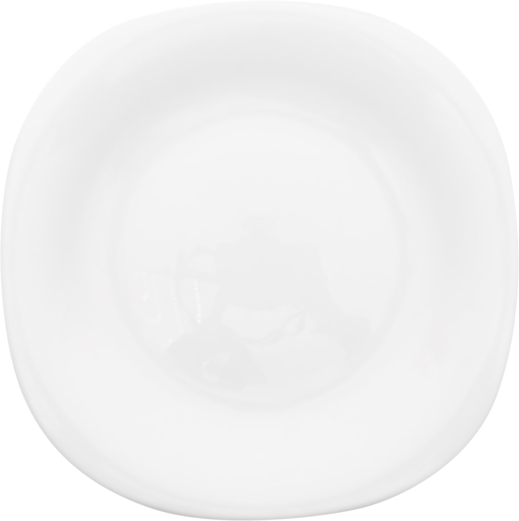

Тарелка для десертов Homeclub Quadro Classic White 19 см белая, Белый