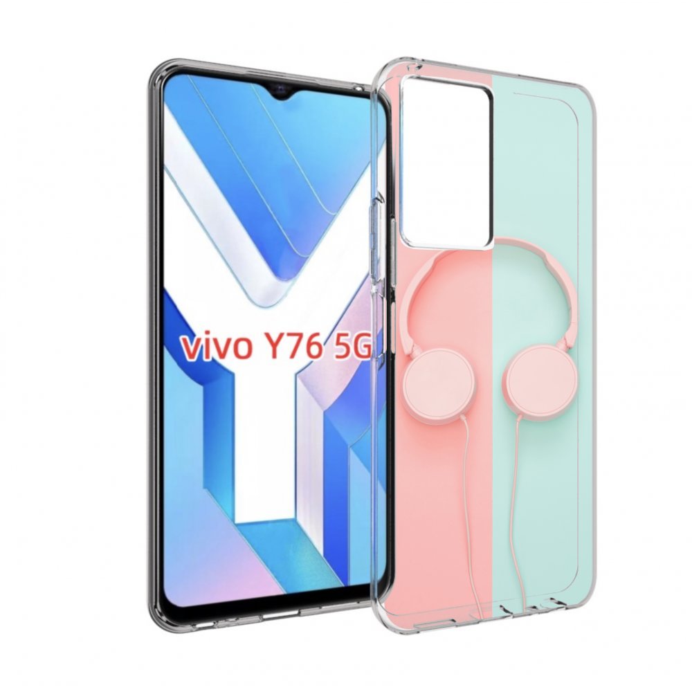

Чехол MyPads наушники-минимализм для Vivo Y76 5G, Прозрачный, Tocco