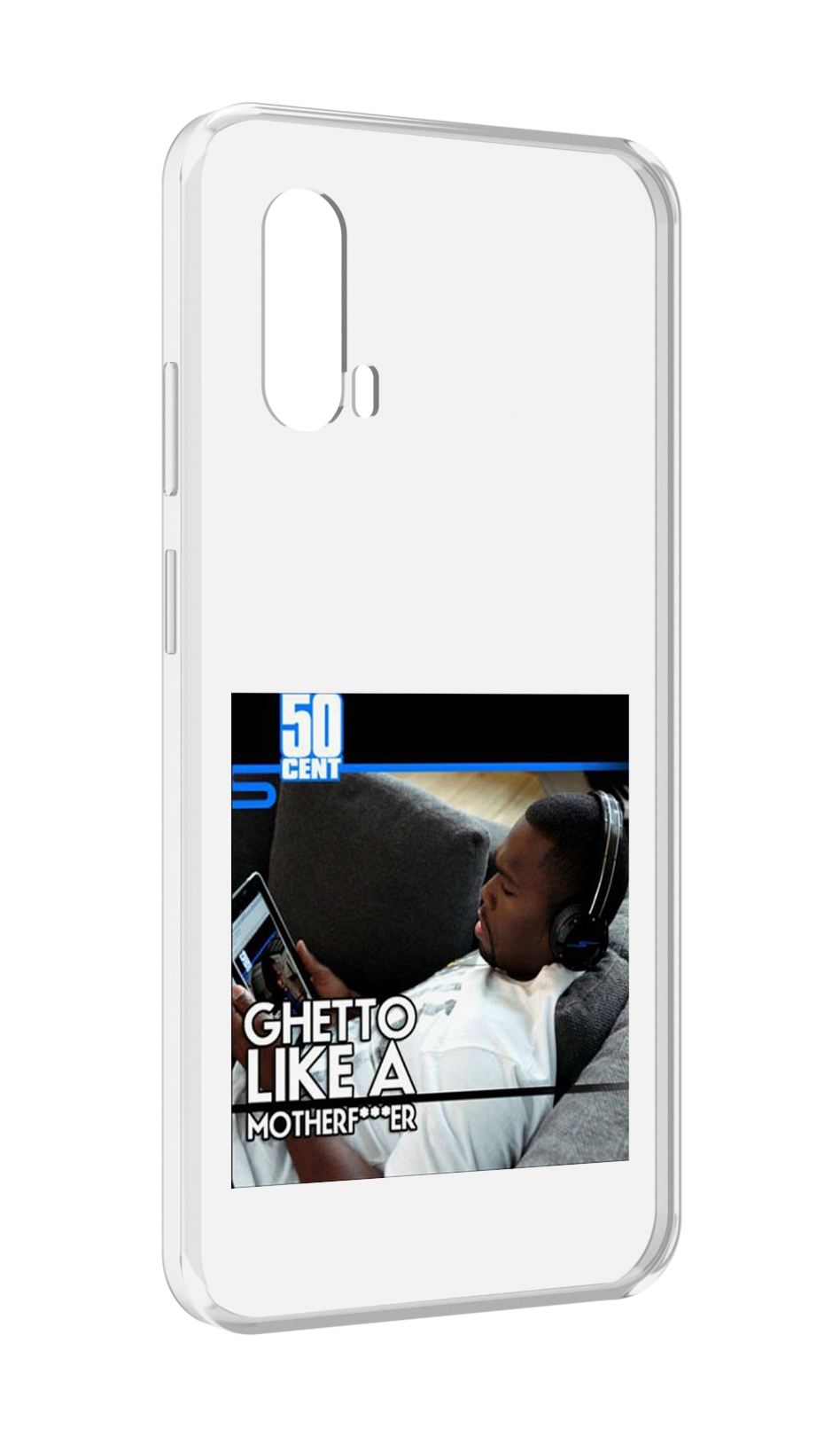 

Чехол MyPads 50 Cent - Ghetto Like A Motherfucker для Blackview BV7100, Прозрачный, Tocco