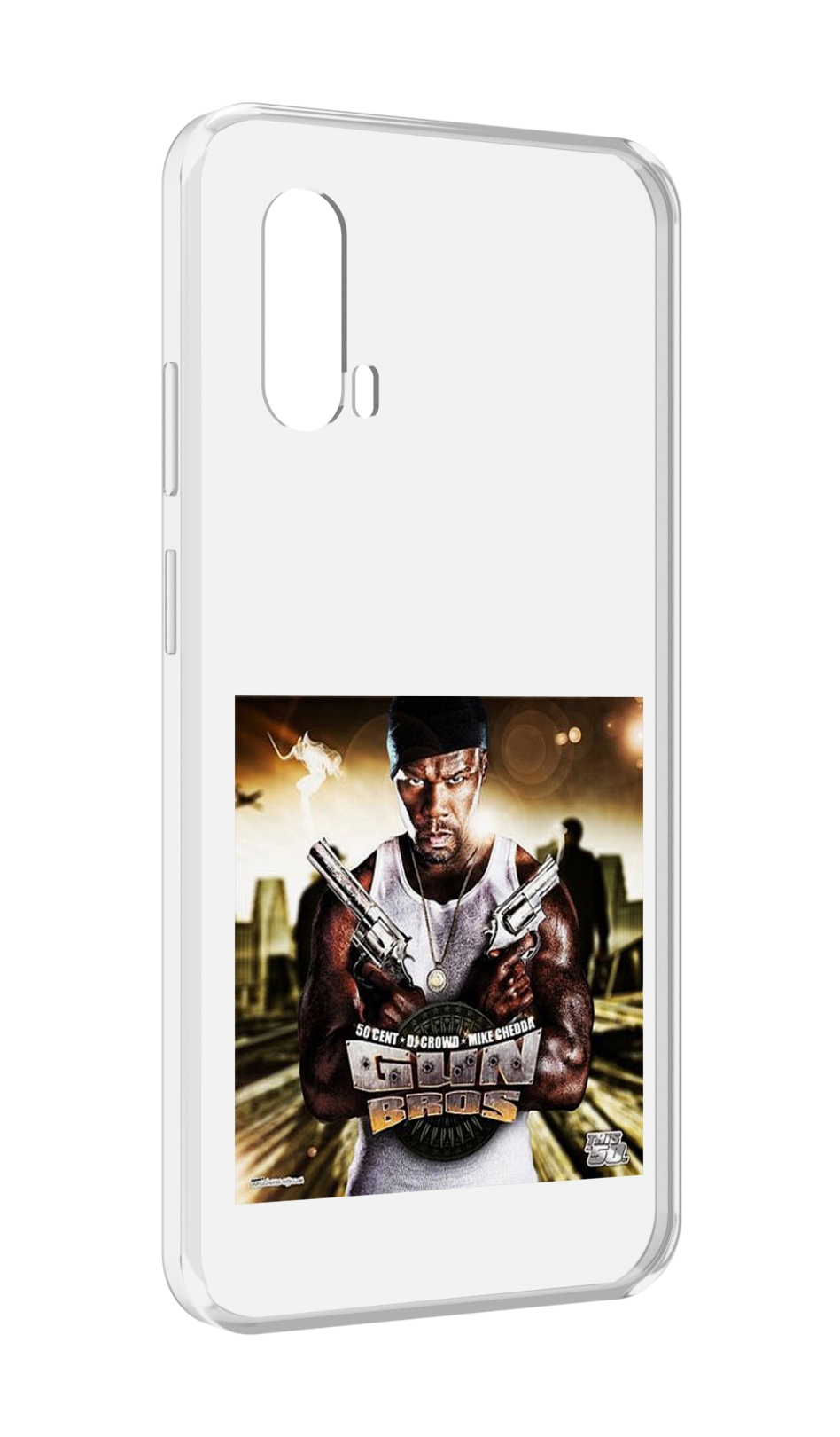 

Чехол MyPads 50 Cent - Gun Bros для Blackview BV7100, Прозрачный, Tocco