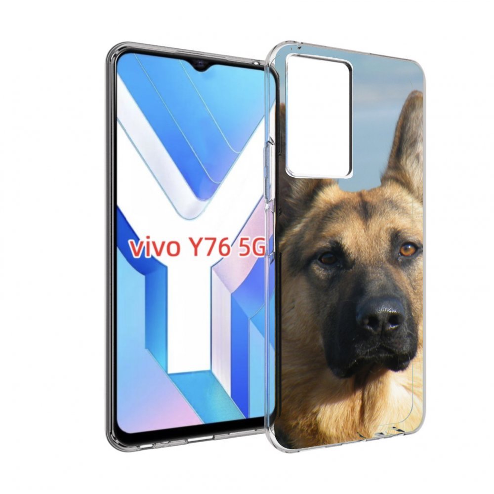 

Чехол MyPads немецкая овчарка для Vivo Y76 5G, Прозрачный, Tocco