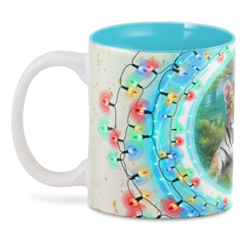 

3D кружка Printio Новогодняя .год тигра. 330 мл, Новогодняя .год тигра.