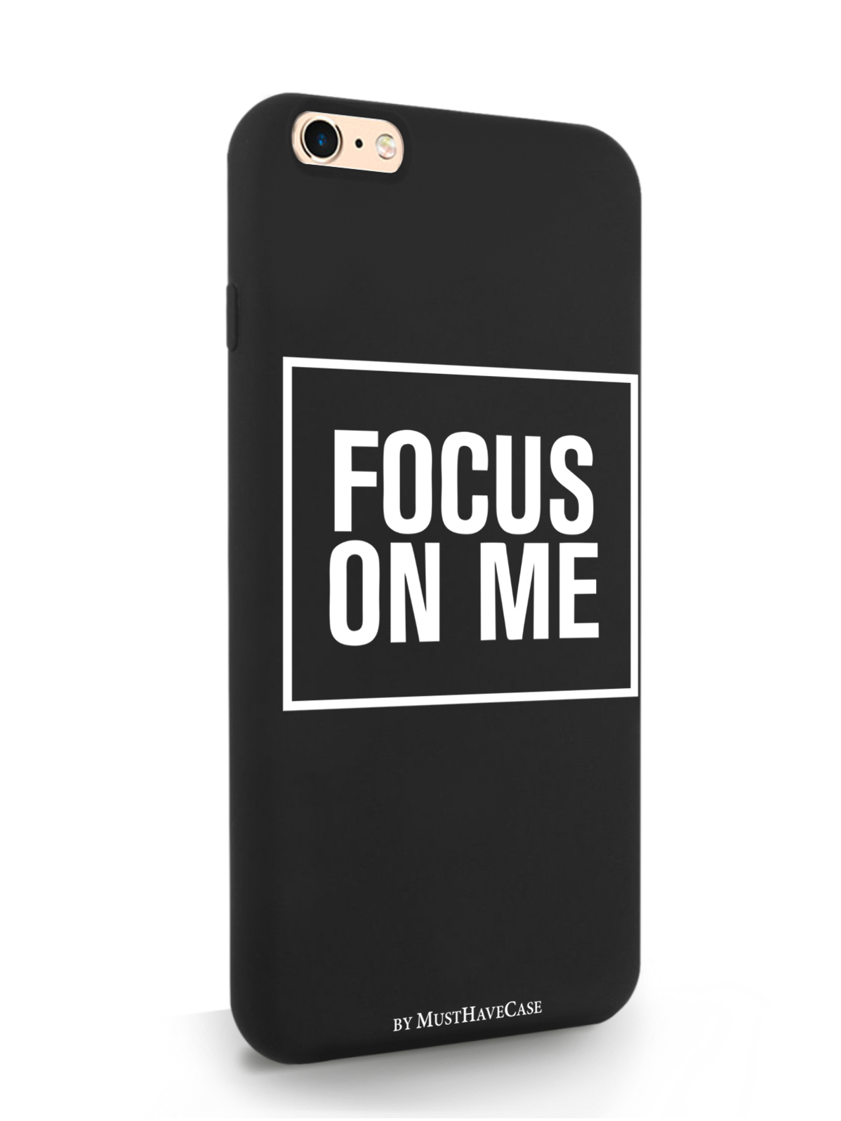 фото Чехол musthavecase для iphone 6/6s plus focus on me, черный