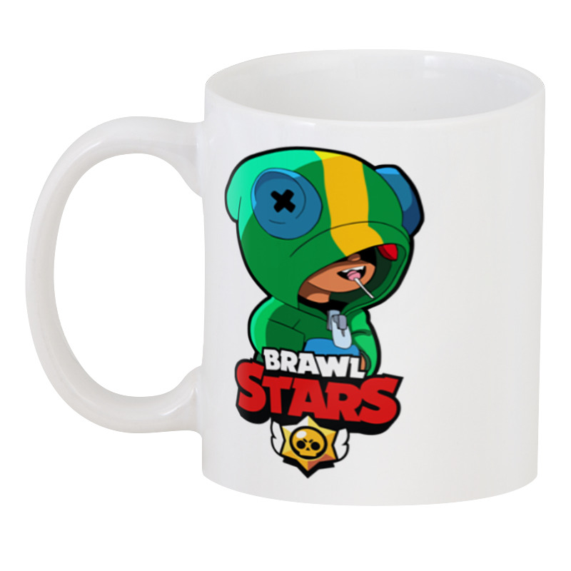 

3D кружка Printio Brawl stars leon 330 мл, Brawl stars leon