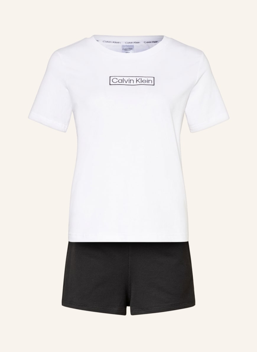 Пижама женская Calvin Klein 1001252084 белый; черный XS (доставка из-за рубежа)