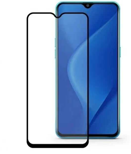 

Защитное стекло для Realme C3 полное покрытие, черный