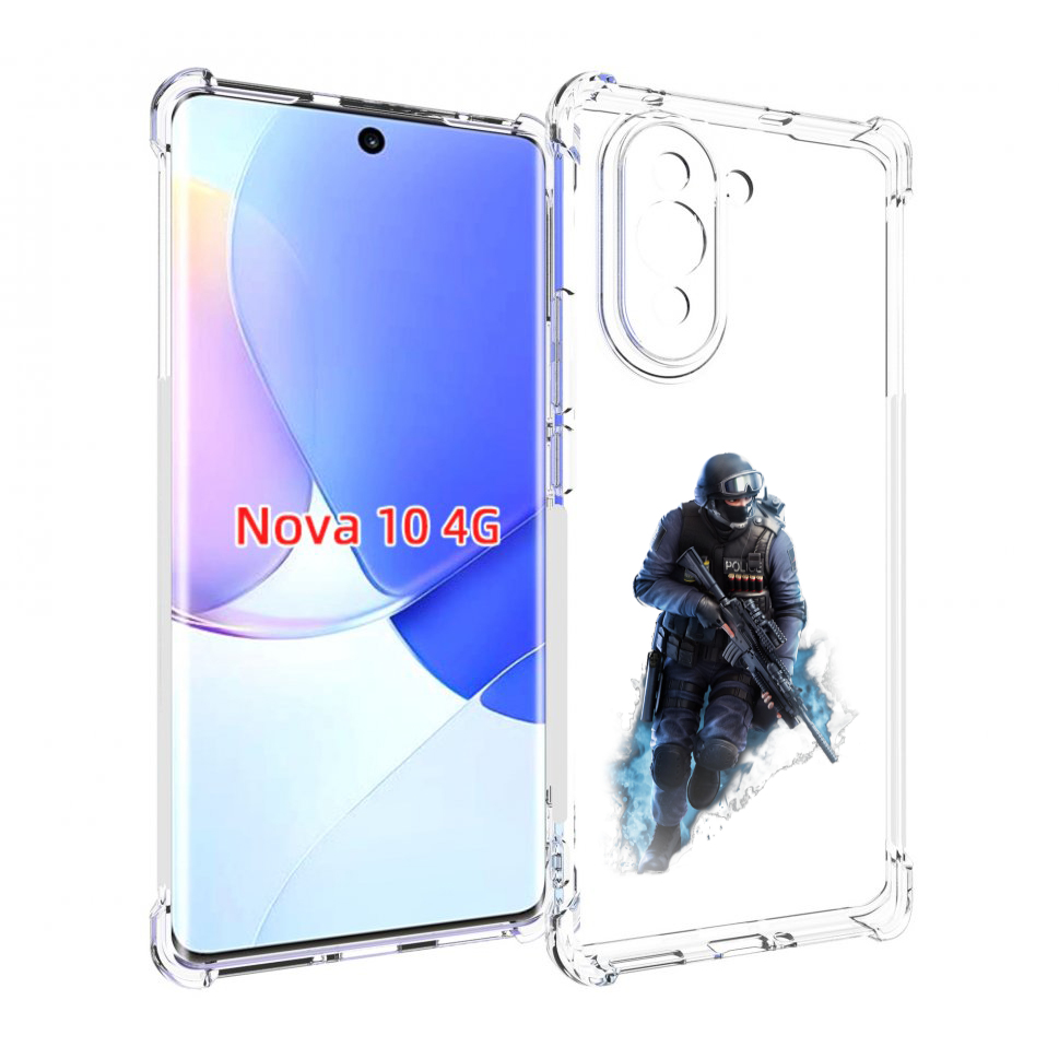 

Чехол MyPads спецназ-ксго для Huawei Nova 10, Прозрачный, Tocco
