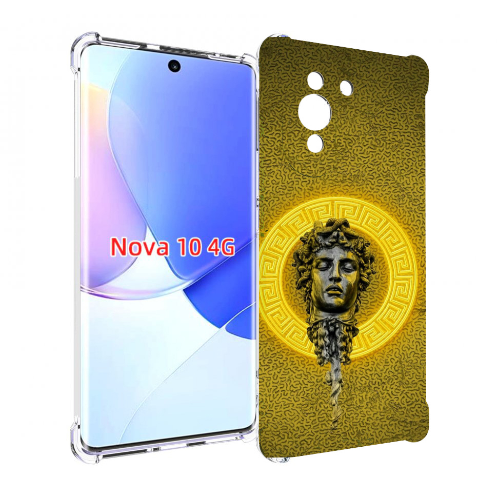 

Чехол MyPads статуя версачи для Huawei Nova 10, Прозрачный, Tocco