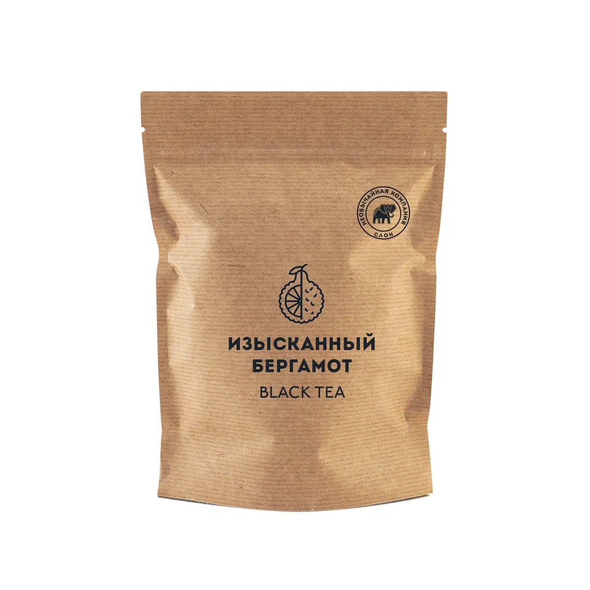 Чай чёрный Слон ароматизированный, изысканный бергамот, 50 г