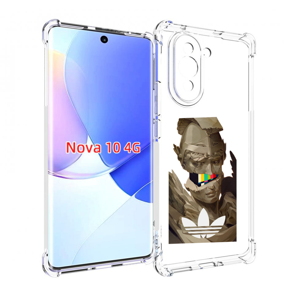

Чехол MyPads статуя-адидас для Huawei Nova 10, Прозрачный, Tocco